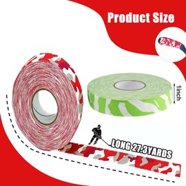 SONGMIKY Hockey Tape for Ice Hockey Stick, 1 Inch x 27 Yards, Waterproof Non-Slip, 6 Rolls