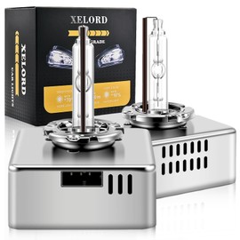 XELORD D1S D3S Xenon Bulb 6000 K HID Xenon Headlight Bulb 12 V 35 W (2 Bulbs)