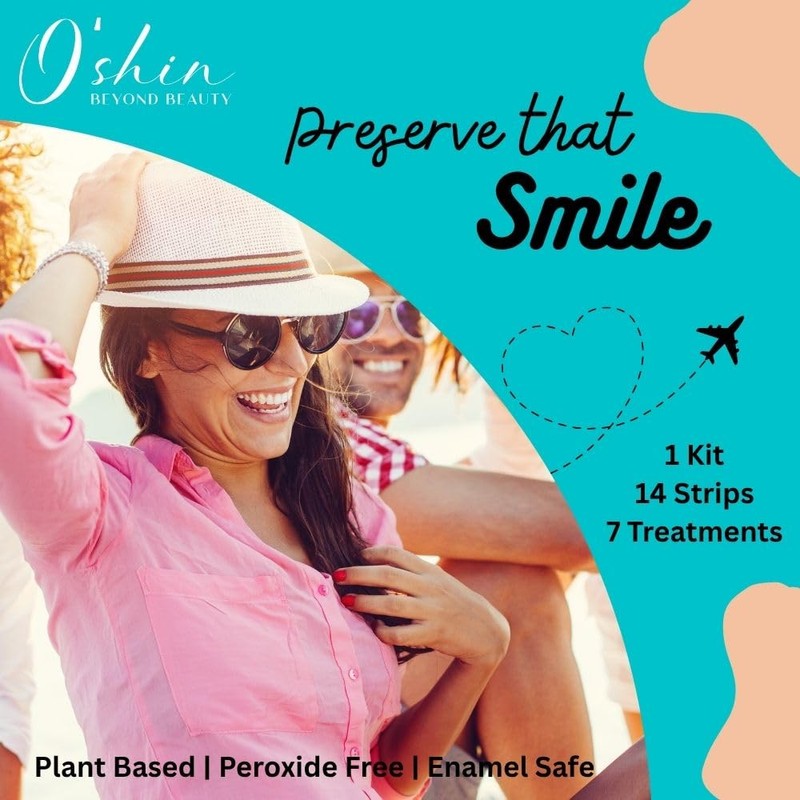 O’shin Teeth Whitening Strips – 7 Day Treatment Kit |