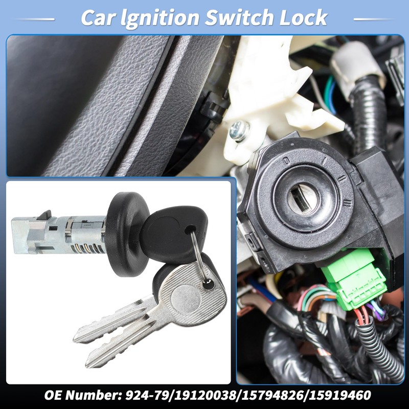 X AUTOHAUX No.19120038/15794826 Ignition Lock Cylinder and Door Lock for