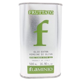 Flaminio Fruttato Extra Virgin Olive Oil, Cold Pressed, Product of Italy, 500 ML (16.9 Ounce) Tin