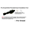 Pro-Graad R042 1/4-20 Threaded Insert Driver, Knife Threaded Insert Installation