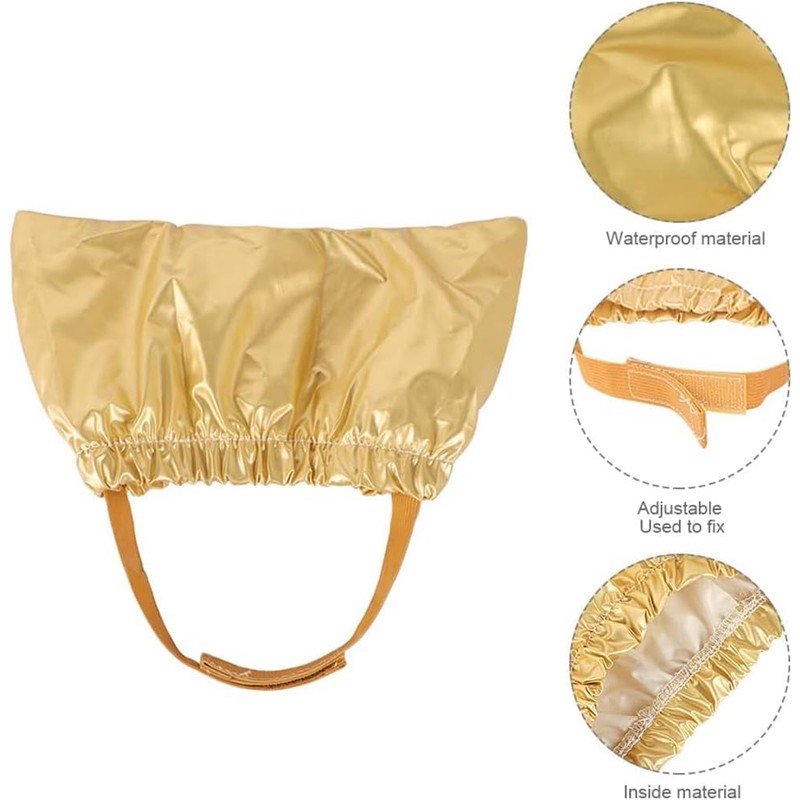 Pet Shower Cap Waterproof Reusable Bath Ear Covers with Adjustable