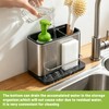 Kitchen Sink Holder,Rustproof Dispenser Kitchen Organizers with Water Drainage Board