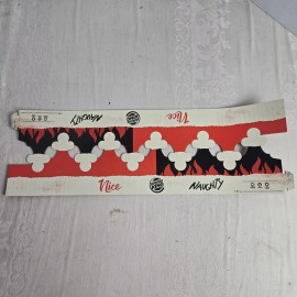 Burger King 2018 Burger King Paper Crown Naughty or nice christmas lot of 2 Crowns