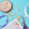 Heatunk 100pcs Barrel Screw Clasps: Copper Twist Fasteners for Jewelry