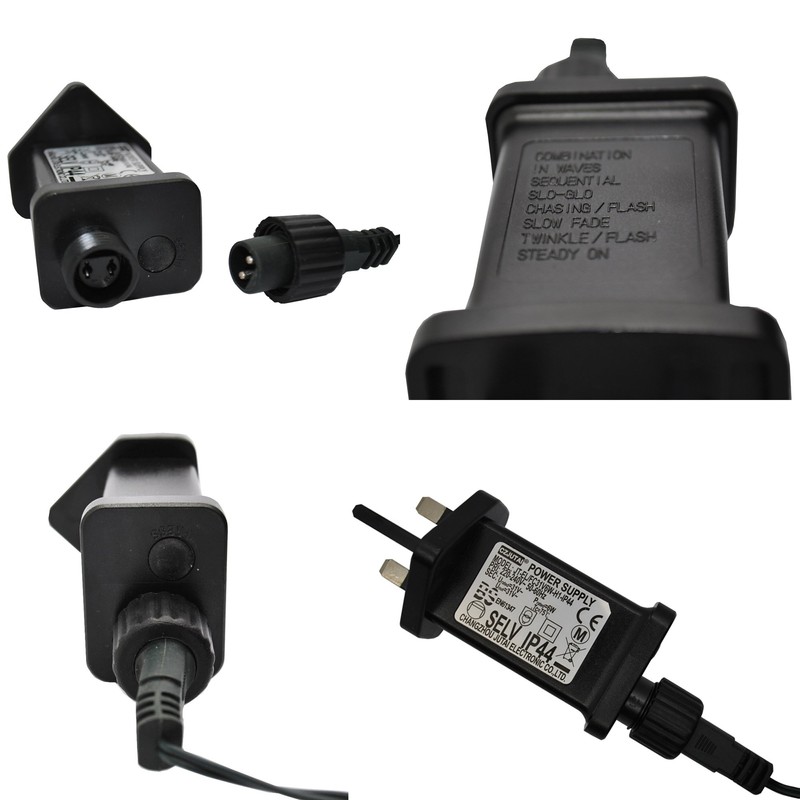 JnDee Safe Voltage 100 Bright LEDs 10M Cool White Christmas