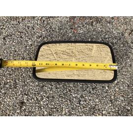Maverick Advantage Replacement 7" x 12" heavy equipment mirror for front end loader, excavator, dozer lines such as Cat. John Deere, Ford, Case, JCB, Volvo, Titan, Link Belt, Doosan.