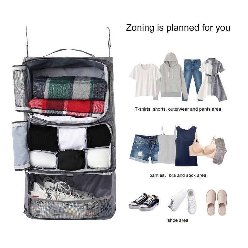 TABITORA Hanging Storage Bag, Storage Box, Travel Pouch, Travel Goods,