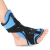 Improved fundar fasciitis support braces Blue (single pack) + compression