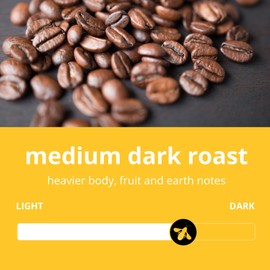 Ethical Bean Coffee Sweet Espresso Medium Dark Roast Fairtrade Organic Coffee, 227g
