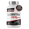 Carnitina Essential 1200mg Alta Concentración Sabor Apoyo Uso Deportivo Eficiente Bienestar General 200 Cápsulas Testrol
