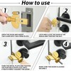 PAJWITHL Portable Door Lock - Suitable for Travel Hotels, Homes,College