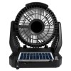 Supersonic Solar Rechargeable Bluetooth Radio + 3-Speed Cooling Fan +