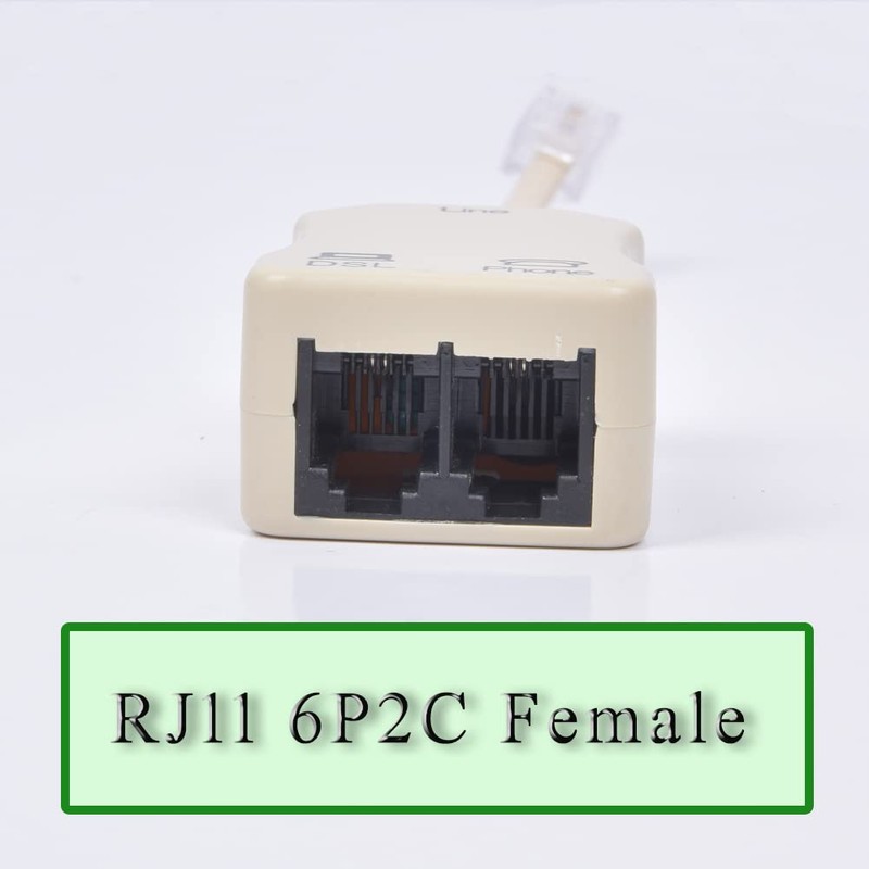 Antfly 3-Pack DSL Filters with Built-in Splitter - 2 Wire,