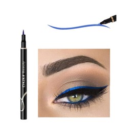 Cat Eye Makeup Waterproof Neon Colorful Liquid Eyeliner Pen Make Up Comestics Long-lasting Black Eye Liner Pencil Makeup Tools (blue)