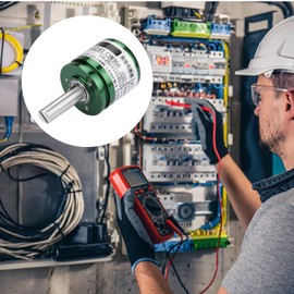 Hall Sensor Resolution, 0-360° Rotating Encoder, 0.088° Resolution Angle Sensor, Hall Effect, Potentiometer, Analog Converter, Rotary Displacement, Non-Contact Instrument, DC 5V Output Full Circle