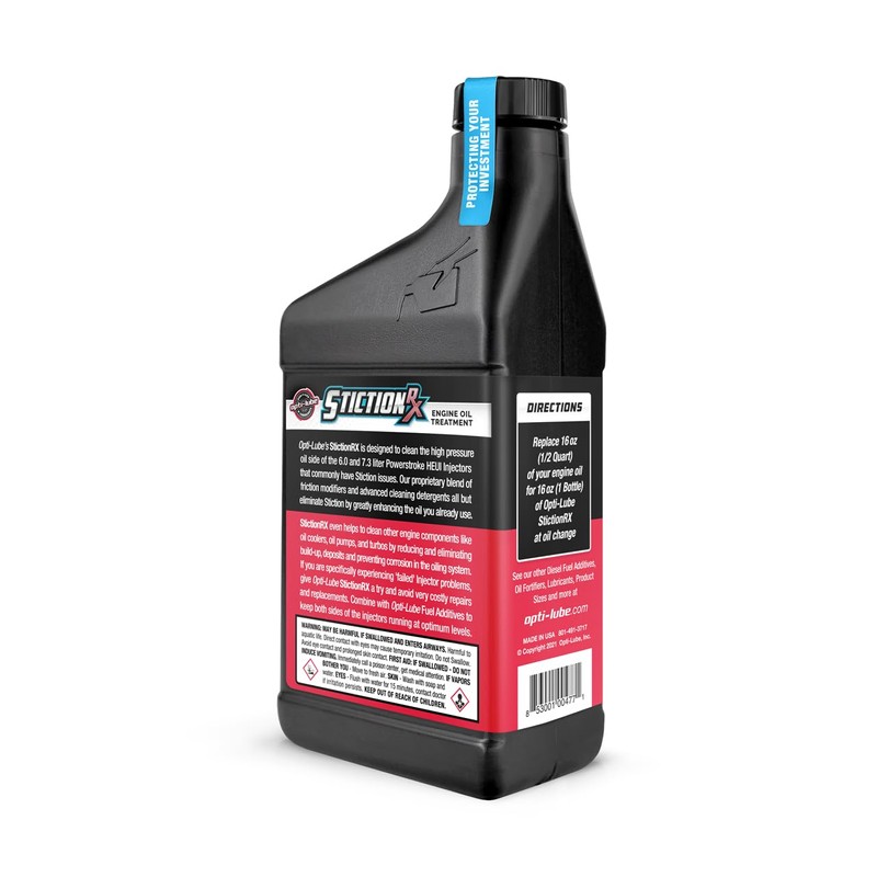 Opti-Lube Stiction Rx Oil Additive for 6.0 and 7.3 Powerstrokes: