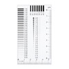 ledmomo Badge Gauge, Diameter Estimation Ruler, Diameter Measurement Ruler, Line