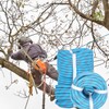 TINVHY 3/8IN x 100FT Blue Red Braided Polyester Arborist Rigging