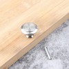 JUSTMAE 8 PCS Cabinet Knobs, Stainless Steel Round Drawer Knobs