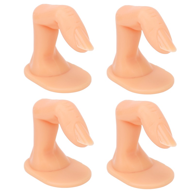 50pcs Nailed False Fingers Practice Fingers for Hand Nail Art