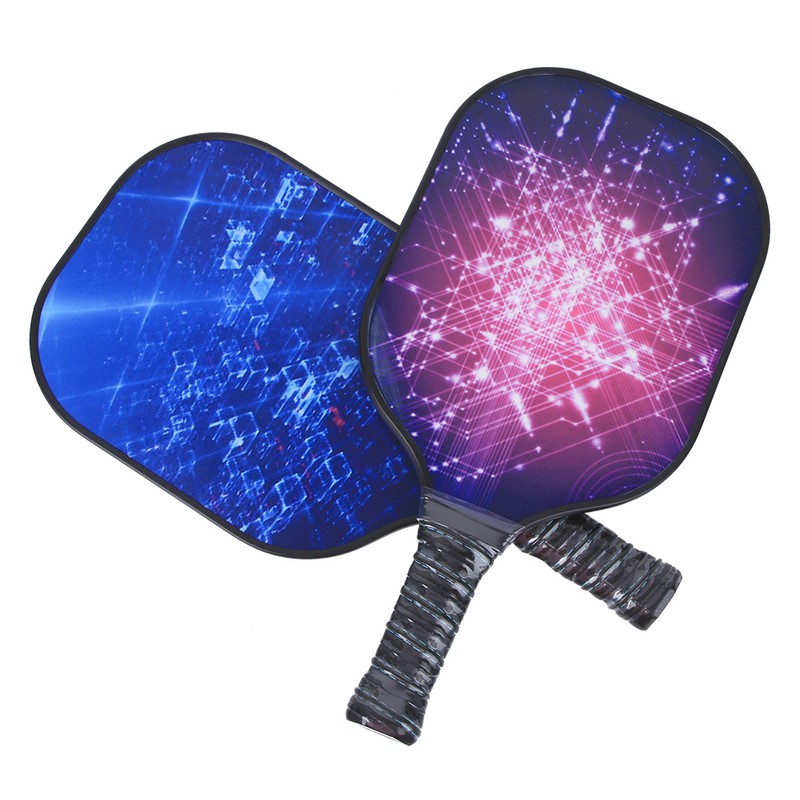 Portable Carbon Fiber Pickleball Paddle Ball Game Set Training Sport