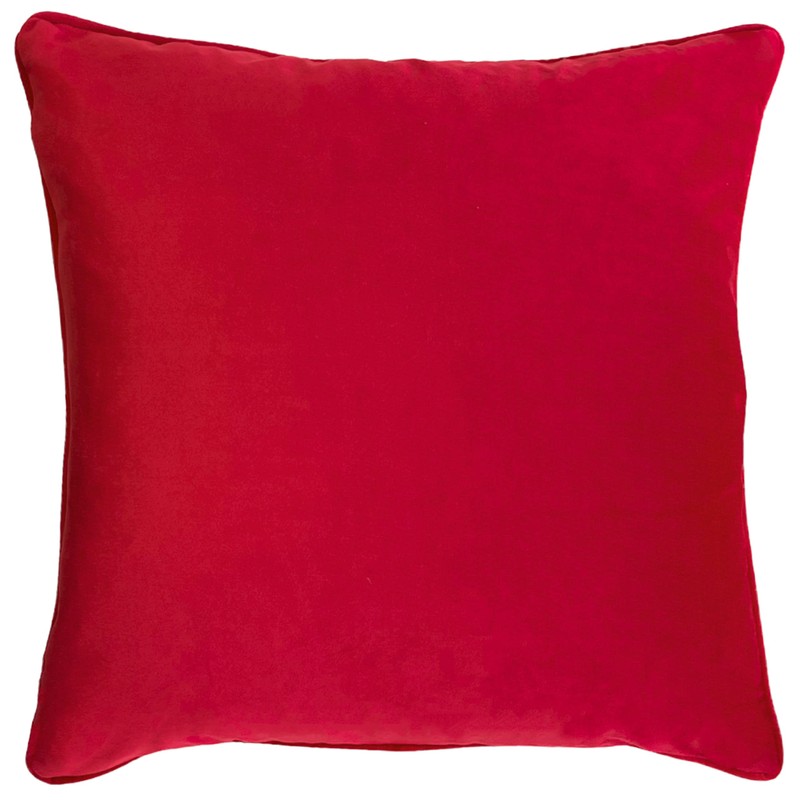 Evans Lichfield Festive Reindeer Cushion Cover,43 x 43cm, Scarlet