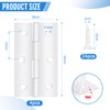 Pack of 4 Hinge, Foldable, 68 mm x 38 mm,