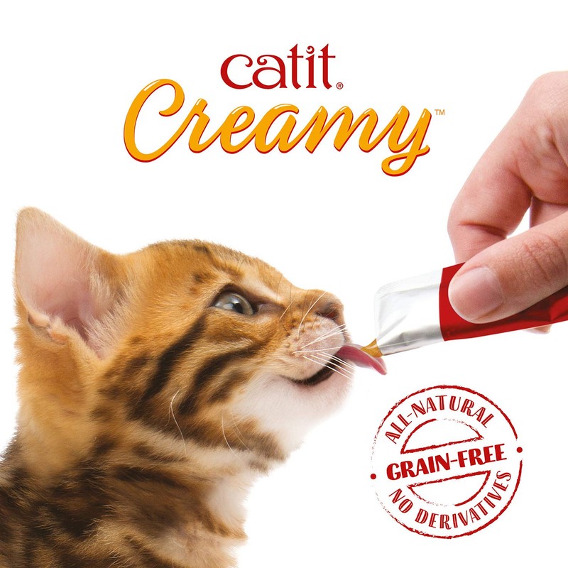 Catit Creamy Lickable Treats Variety Multipack 15 Pack