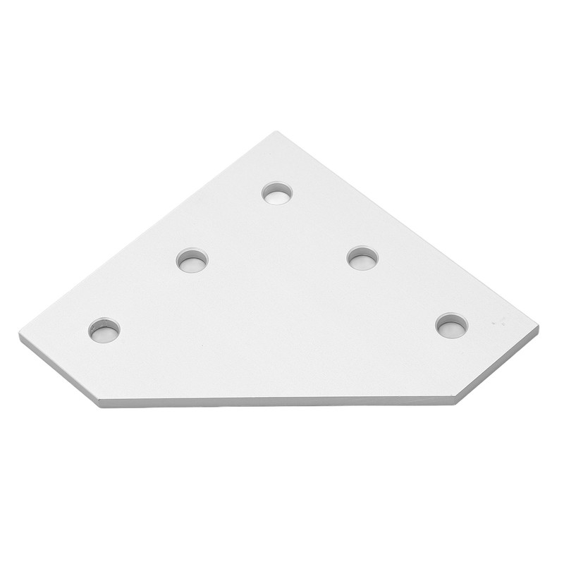 5PCS Flat Tie Plate Aluminum Alloy 5 Holes Compression Resistance