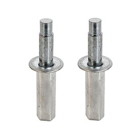 newlifeapp 9-1158 (Pack of 2) Premium Quality BI-FOLD Door TOP Pivot Steel Base.