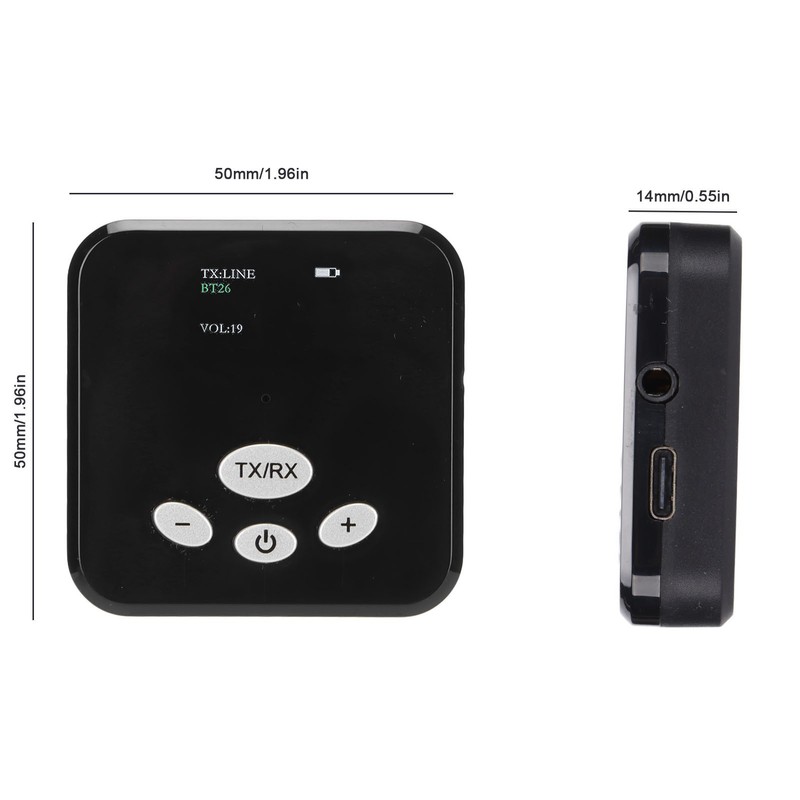 Bluetooth Audio Adapter Pocket 2 In1 Stereo Bluetooth Receiver Transmitter