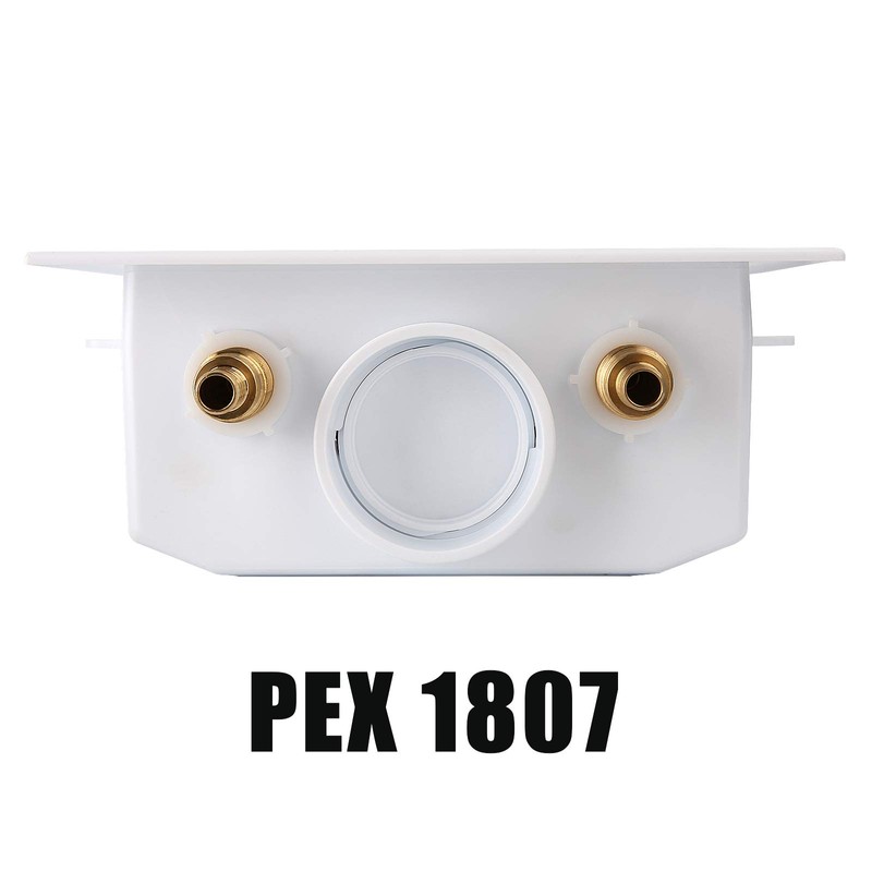 Watflow Washing Machine Outlet Box, 1/2-inch PEX,Plumbing Accessory, PEX Laundry