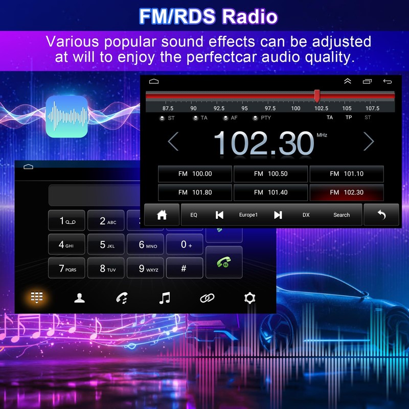 7 Inch Android 13 Car Stereo for Nissan Frontier 2005