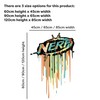 Nerf Sticker - Dripping Logo Decal Wall Art (60cm Height