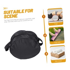 BESPORTBLE Yoga Bag for Sports and Fitness Travel Carrying Bag Yoga Wheel Storage Sling Sturdy and Practical