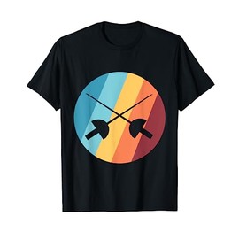 Fencing Vintage Saber Epee Retro Fencing T-Shirt