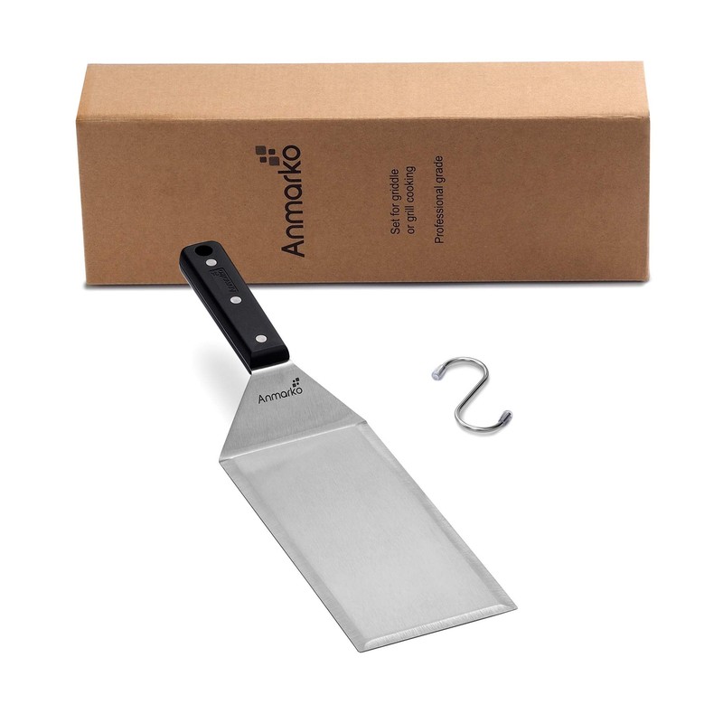 Turner 4x8 Stainless Steel Metal Griddle Spatula - Griddle Accessories