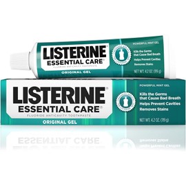 Listerine Essential Care Toothpaste Gel 4.20 oz (Pack of 4)