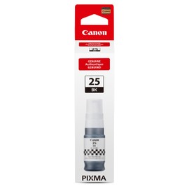 Canon GI-25 Genuine Black Ink Bottle, Compatible with Megatank GX2020, and GX1020 Printers