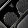 Septe Car Cup Holder Coasters,Cup Holder Insert,Black Rhinestone car Accessories,Black