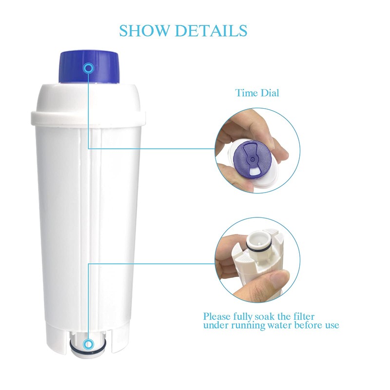 Coffee Machine Water Filters Replacement for Filter DLSC002,DeLonghi Water Filter