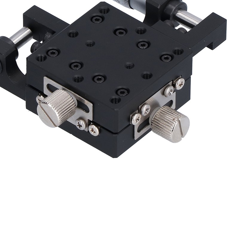 XY Linear Stage Cross Roller Micrometer Manual Slide Table Trimming