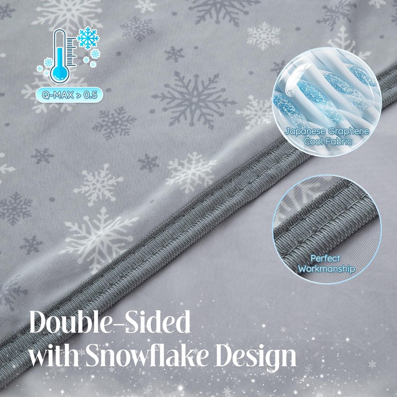 OIGAE Cooling Blanket for Hot Sleepers - Soft & Lightweight