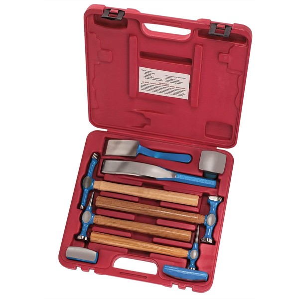 Tool Aid - 9-Piece Body Repair Kit (Blue For Steel) (89470), One Size