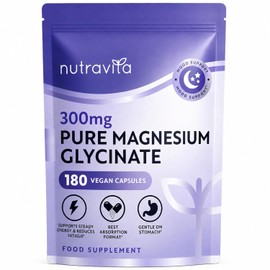 Nutravita Pure Magnesium Glycinate 2175mg with Elemental Magnesium of 300mg
