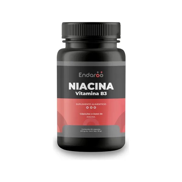 Niacina Vitamina B3 Premium 60 Cápsulas