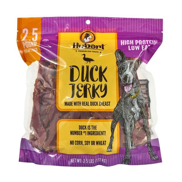 Gourmet All Natural Duck Jerky Treats for Dogs - 2.5