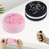 Muomdid 2Pcs Cookie Squishies Silicone Fidget Toys Taba Squishy Ultra-Soft